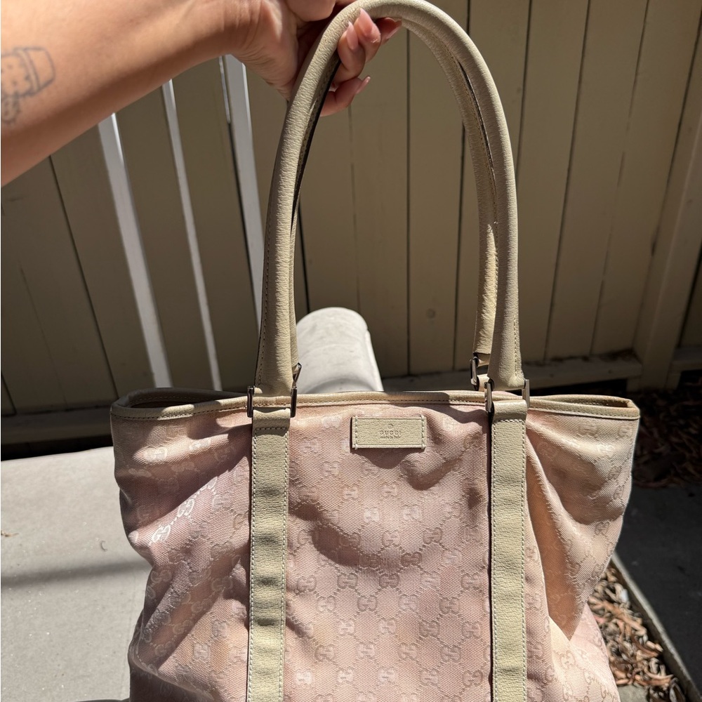 Pink Gucci Tote Bag - Picture 4 of 12